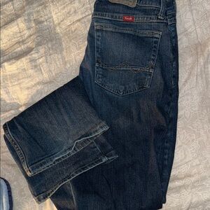 Wrangler Men's Relaxed Jeans - Dark Blue